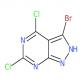 3-溴-4,6-二氯-1H-吡唑并[3,4-d]嘧啶-CAS:944902-17-4