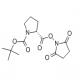 (R)-1-叔丁基 2-(2,5-二氧代吡咯烷-1-基)吡咯烷-1,2-二羧酸酯-CAS:102185-34-2
