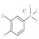 (3-氯-4-氟苯基)三氟硼酸鉀-CAS:850623-59-5