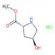 (2R,4S)-4-羥基吡咯烷-2-羧酸甲酯鹽酸鹽-CAS:481704-21-6