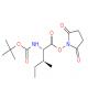 Boc-L-異亮氨酸羥基琥珀酰亞胺酯-CAS:3392-08-3